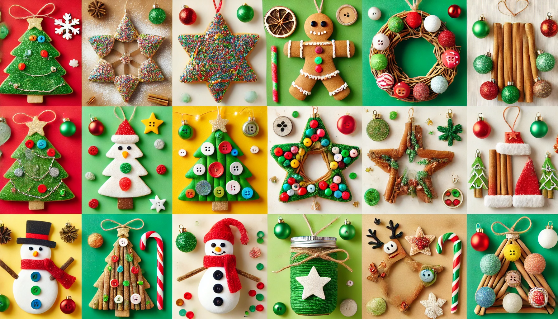 DIY Christmas Ornaments: 10 Easy-to-Make Tree Decorations for Kids